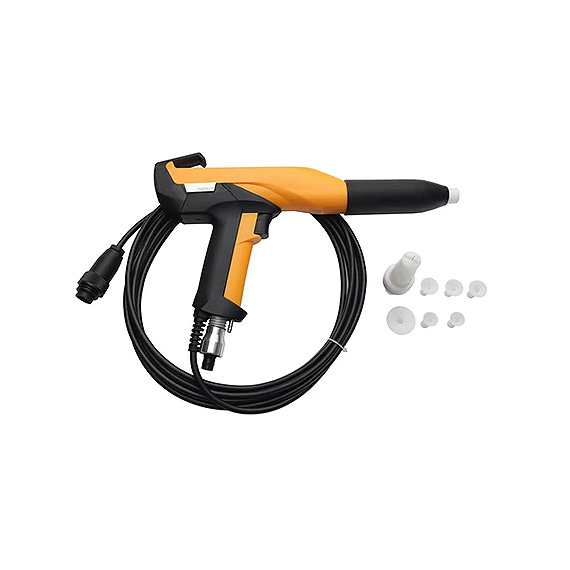 100kV automatic powder spray gun 1.2Bar Powder Coating Gun for agricultural machinery