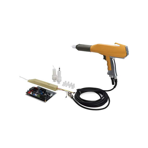 60kV portable powder coating gun 0.5Bar Powder Coating Gun for steel structure